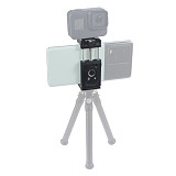 Quick Release Aluminium Mobile Power Phone Charger Clip Mobile Monitor HDD Case Bracket Photo Head 1/4 Ale Screw Hole Accessory Universal Photo Video
