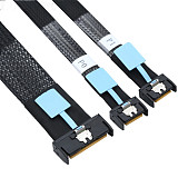 GEN5 Slimline MCIO 8i 5.0 SFF-8654 8I to 2x MCIO SFF-8654 4I Cable