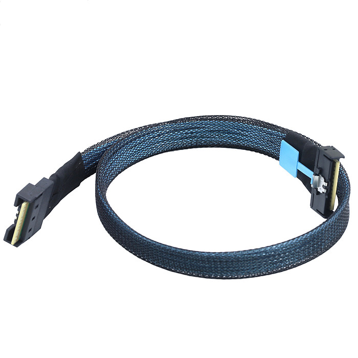 Anti-slash Insertion PCIe MCIO 5.0 8I to Slimline SAS 4.0 SFF-8654 8i 74P PCI-E Adapter Cable