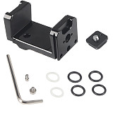 Quick Release Aluminium Mobile Power Phone Charger Clip Mobile Monitor HDD Case Bracket Photo Head 1/4 Ale Screw Hole Accessory Universal Photo Video