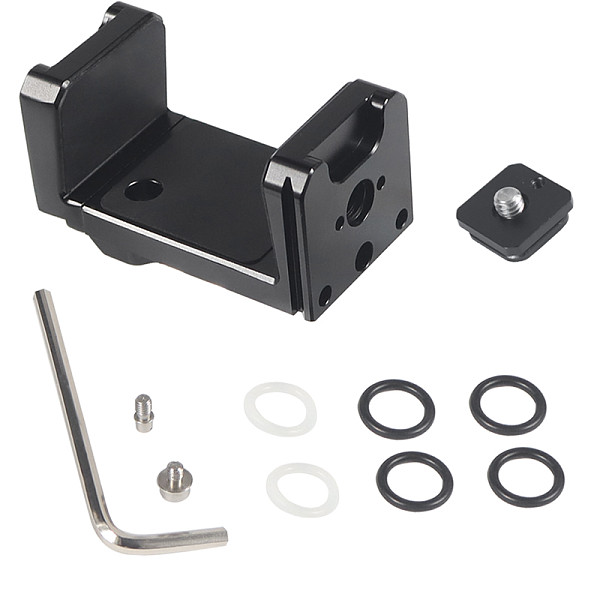 Quick Release Aluminium Mobile Power Phone Charger Clip Mobile Monitor HDD Case Bracket Photo Head 1/4 Ale Screw Hole Accessory Universal Photo Video
