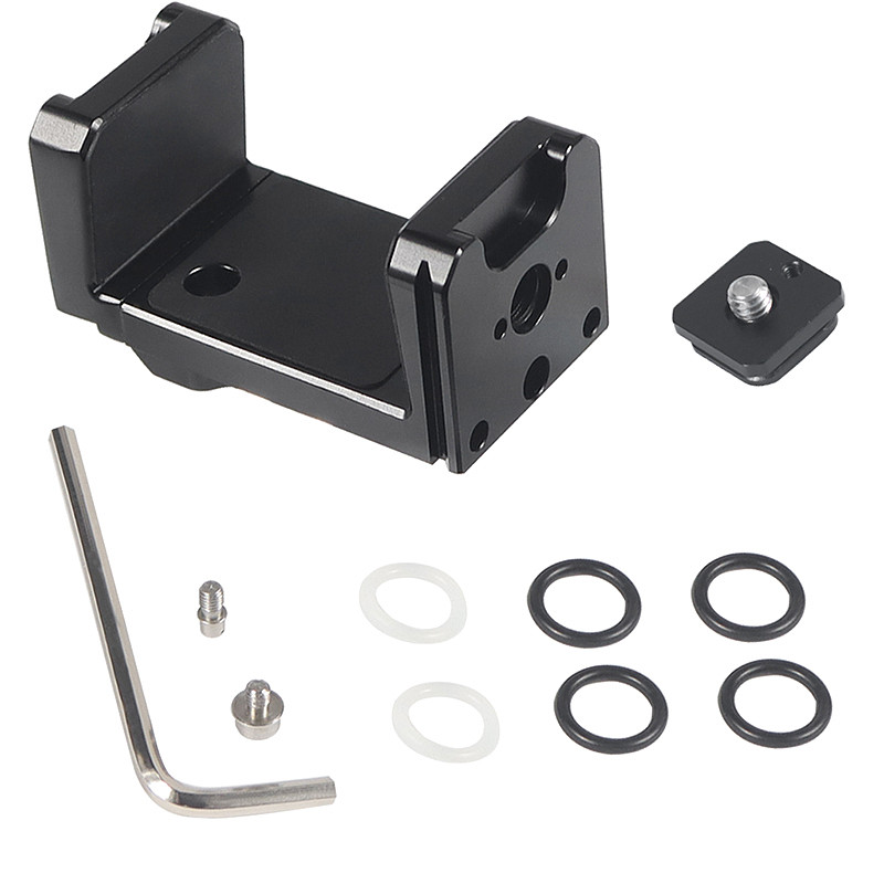 Quick Release Aluminium Mobile Power Phone Charger Clip Mobile Monitor HDD Case Bracket Photo Head 1/4 Ale Screw Hole Accessory Universal Photo Video