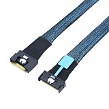 Anti-slash Insertion PCIe MCIO 5.0 8I to Slimline SAS 4.0 SFF-8654 8i 74P PCI-E Adapter Cable