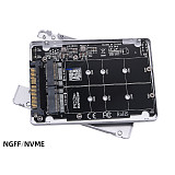 PCIE3.0 NVME NGFF to U.2 adapter card SFF8639 all aluminum U2 external hard drive box solid-state M.2 MCA2824