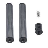 Carbon Fiber 15mm Photography Tube 100mm Universal Focus Rail High Load-bearing For Camera Accessories Quick Mount Base Cage Kit Photography Rail Bracket