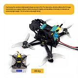 DarwinFPV TinyApe 2.5 Inch 108mm Wheelbase Quadcopter 3K Carbon Fiber Frame Kit Suit for 1002-1305 Brushless Motor Spare Parts