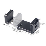Quick Release Aluminium Mobile Power Phone Charger Clip Mobile Monitor HDD Case Bracket Photo Head 1/4 Ale Screw Hole Accessory Universal Photo Video