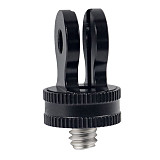XINTE Mini Damping Rotating 2 Card Head to 1/4-20 Adapter 5.5mm depth for GOPRO3/GOPRO13 Card for POCKET3/FIMI PALM 2/Insta360 x4/X3/x2