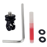 XINTE Mini Damping Rotating 2 Card Head to 1/4-20 Adapter 5.5mm depth for GOPRO3/GOPRO13 Card for POCKET3/FIMI PALM 2/Insta360 x4/X3/x2