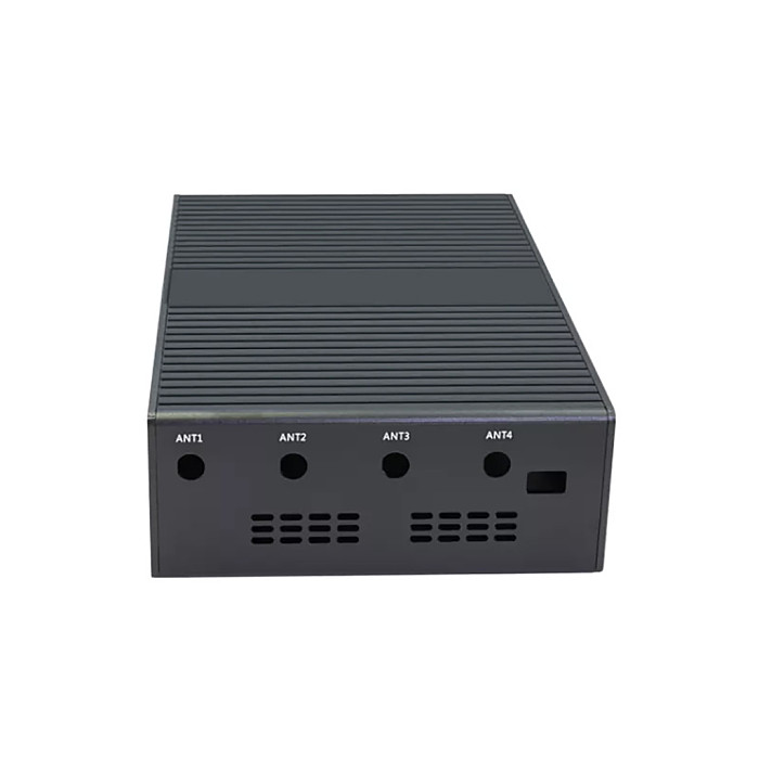 For Banana Pi R4 BPI-R4 Aluminum Case Metal Shell Protective Box with Cooling Fan 12V Power Supply for BPI-R4 Development Board