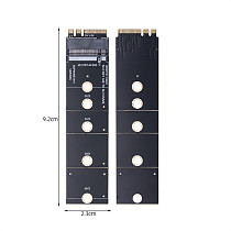 For M2 KEY A/E to M.2 NVME Adapter Convert Card Riser WIFI Interface for  M.2 NVME PCI-E 2230 2242 2260 2280 SSD Expansion Board