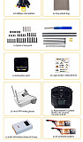 DarwinFPV RTF FPV Kit FoldApe4 Foldable FPV Drone 4 Inch F411 15A ELRS AIO 1504 3800KV Brushless Motor Folding Long Range
