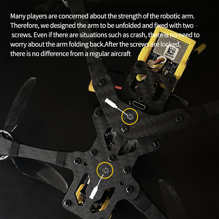 DarwinFPV RTF FPV Kit FoldApe4 Foldable FPV Drone 4 Inch F411 15A ELRS AIO 1504 3800KV Brushless Motor Folding Long Range
