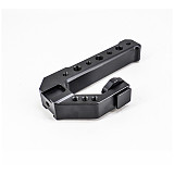Universal Camera Top Handle Silicone Handgrip with Cold Shoe Mount 3/8 Arri Locating Screw for Canon Sony DSLR Camera Cage Rig