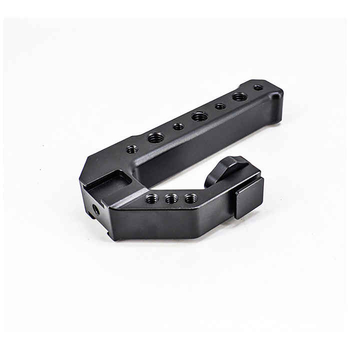 Universal Camera Top Handle Silicone Handgrip with Cold Shoe Mount 3/8 Arri Locating Screw for Canon Sony DSLR Camera Cage Rig