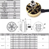 4PCS DarwinFPV 2507 1850KV Brushless Motor 12N14P 4mm Shaft 3-6S FPV Drone RC Quadcopter