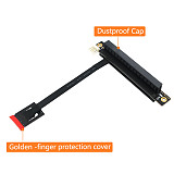 PCIe3.0 PCI-E 16X to M.2 Dual Key A-E Adapter Cable 4pin FDD Power Connector for M.2 NGFF Key A-E 2230 for PCIe Tester Extender