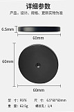 Magnetic Folding Phone Holder 360° Swivel Phone Mount Suction Cup with 1/4 Hole Desktop Tripod for iPhone Universal Smartphone