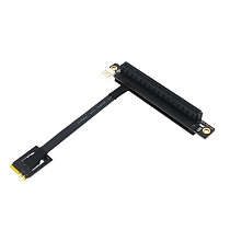 PCIe3.0 PCI-E 16X to M.2 Dual Key A-E Adapter Cable 4pin FDD Power Connector for M.2 NGFF Key A-E 2230 for PCIe Tester Extender