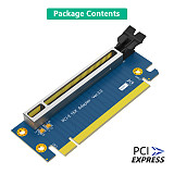 PCI-Express 3.0 16x Riser Card PCIe3.0 16X 90 Degree Right Angle High Speed Adapter Card For 2U Server for Full-sized PCI-E Card