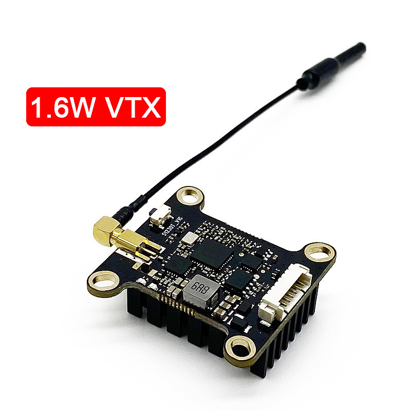 1W6 4.9G-5.8GHZ 48CH 1600mW 1.6W Adjustable FPV VTX 7-32V Transmitter for RC FPV Drone Long Range Frame Quadcopter