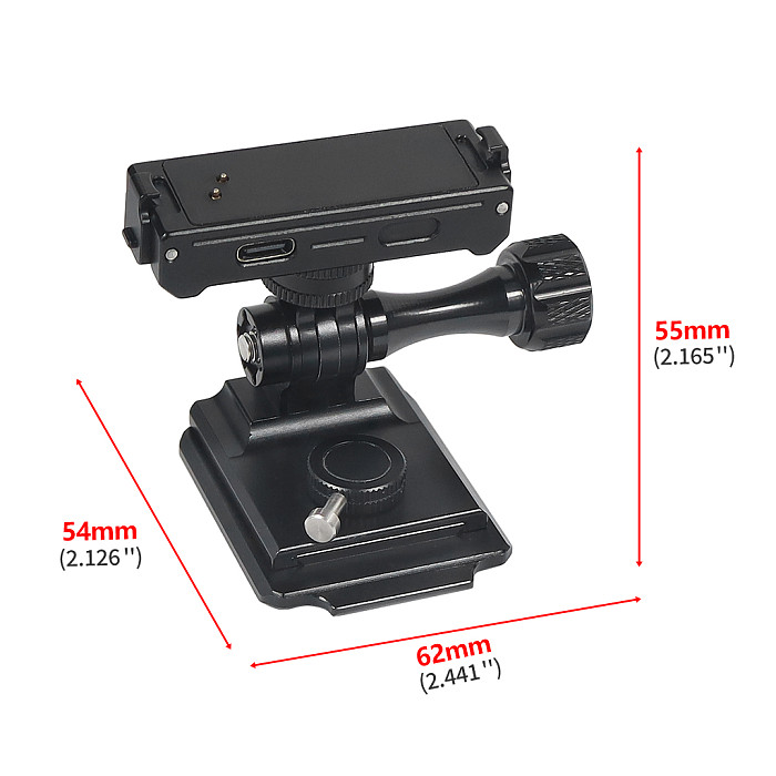 Aluminum Alloy Material CNC Machining 1/4 screw Interface uick Installation And quick Disassembly for Shadowstones