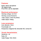 FPV Mini Digital Video Camera 12000TVL / 1000TVL 1000 Lines 2.8mm Lens CMOS HD /  Analog FPV Camera For RC Racing Drone