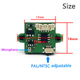 FPV Mini Digital Video Camera 12000TVL / 1000TVL 1000 Lines 2.8mm Lens CMOS HD /  Analog FPV Camera For RC Racing Drone