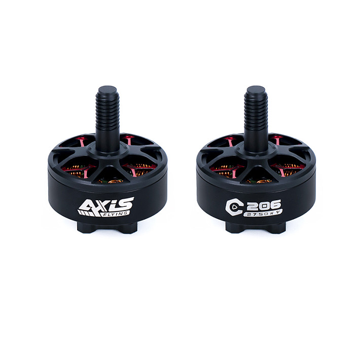 AXISFLYING 4PCS C206 2006 2750KV FPV Brushless Motor 6S Lipo 2.5mm Shaft 12N14P For RC FPV MANTA3.6 FPV Drones DIY Parts