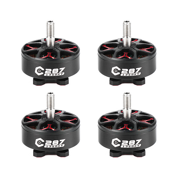 4 pieces Axisflying FPV Aerial Photography C2807 7-inch Long-range Model Aircraft Brushless Motor C287-1750KV