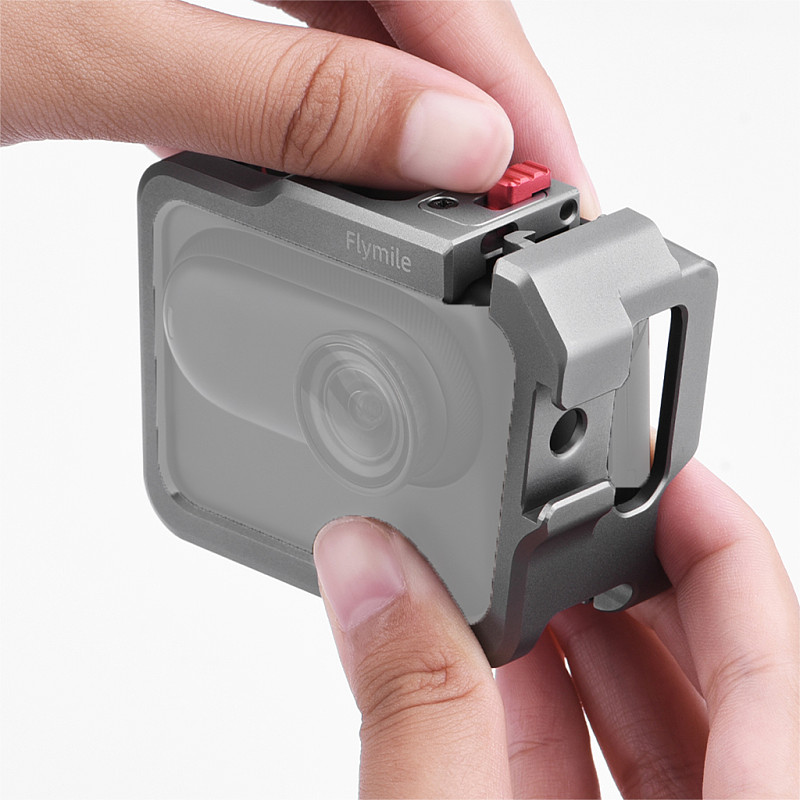 for Shadowstone Insta360 GO3/3S Metal Bezel Camera Rabbit Cage Protective Case Drop Protection Accessory