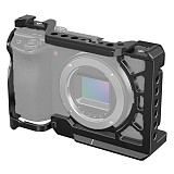 Camera Cage Stabilizer Rig with Cold Shoe Mount 1/4  & 3/8  Threads for Sony A6000/A6300/A6400/A6500 Cameras Protection Frame