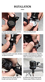 For Bicycle Bell AirTag Tracker Concealed Installation Bracket Mountain Bike Anti theft Device Fixing Device