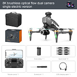 V196 Brushless Drone Aerial Vehicle Long-range Remote-Controlled  with 8K brushless optical flow+electrically adjustable camera/storage bag+battery For Aircraft Toy