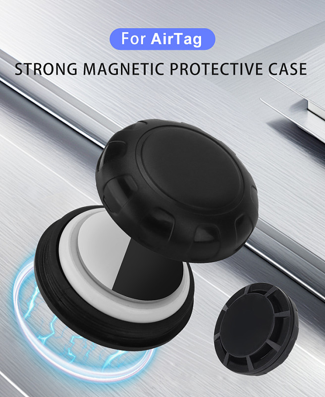 Applicable For AirTag Locator Magnetic Protective Shell Bicycle Anti Loss And Anti-theft Installation Bracket Accessories