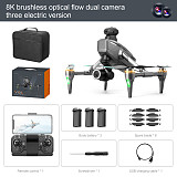 V196 Brushless Drone Aerial Vehicle Long-range Remote-Controlled  with 8K brushless optical flow+electrically adjustable camera/storage bag+battery For Aircraft Toy