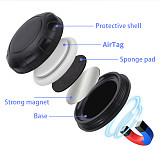 Applicable For AirTag Locator Magnetic Protective Shell Bicycle Anti Loss And Anti-theft Installation Bracket Accessories
