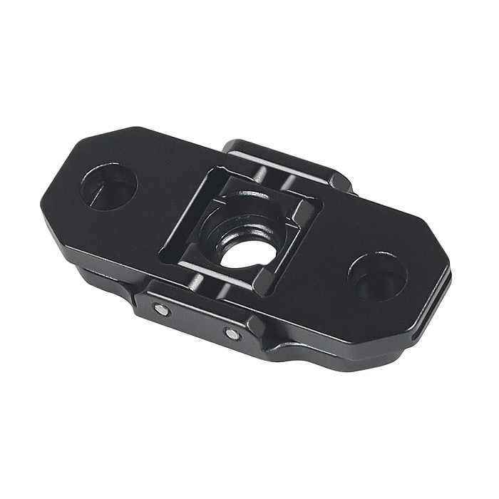 Aluminum Alloy 1/4 Turn 2-Card Adapter Magnetic Suction Folding Positioning Anti Reverse Base For GOPRO/Insta360 X4 dedicated seat