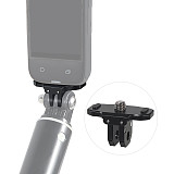 Aluminum Alloy 1/4 Turn 2-Card Adapter Magnetic Suction Folding Positioning Anti Reverse Base For GOPRO/Insta360 X4 dedicated seat