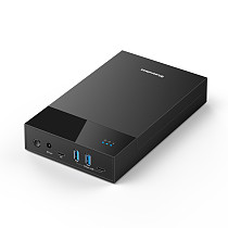 External HDD Case 2.5/3.5 SSD Mobile Hard Drive Box Enclosure 5Gbps SATA to USB 3.0 Type C Hard Disk Case Adapter for PC Desktop