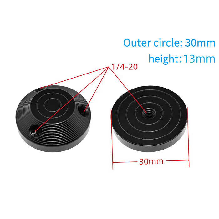 Outdoor Camping Bracket Accessories 3 Hole Flange - M12 (3 Hole Flange 1/4)