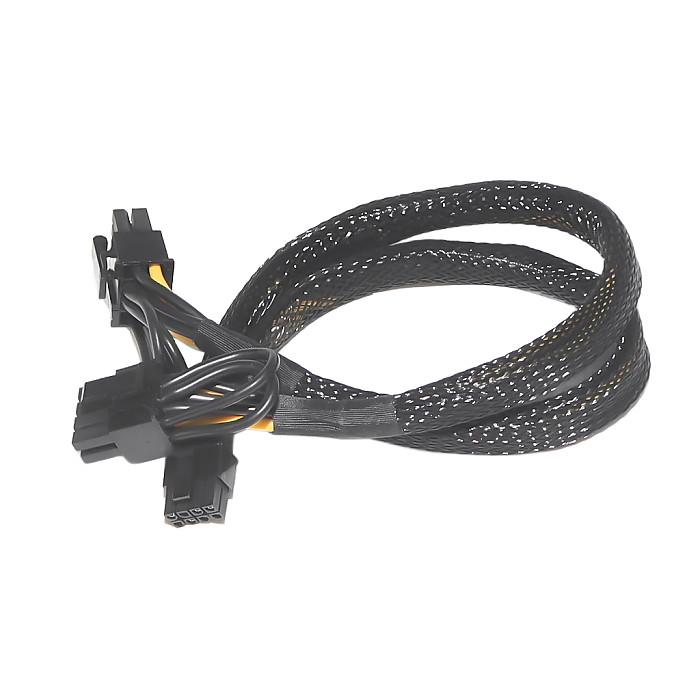 For HP DL380 G10 Server GPU Extension Cable mini8P to Dual (6+2)8Pin Adapter Cable for 3090 A100 4090 Graphics Card Power Cable