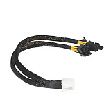 For Supermicro 620U-TNR Server to GPU Power Cable 8P to Dual (6+2)8P for Graphics Card 4090 P40 M40 M60 3080 Power Supply Cable