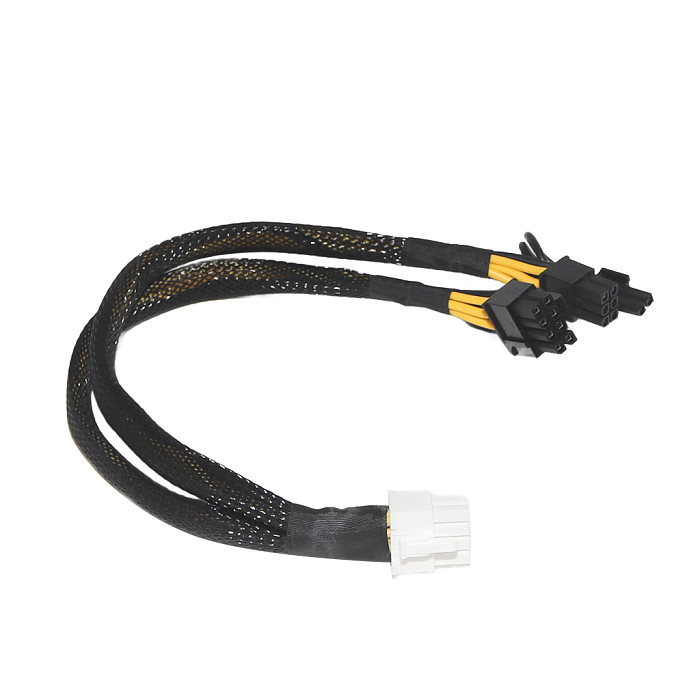 For Supermicro 620U-TNR Server to GPU Power Cable 8P to Dual (6+2)8P for Graphics Card 4090 P40 M40 M60 3080 Power Supply Cable