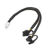 For Supermicro 620U-TNR Server to GPU Power Cable 8P to Dual (6+2)8P for Graphics Card 4090 P40 M40 M60 3080 Power Supply Cable