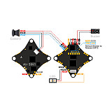 BETAFPV 1S Air75 Brushless BWhoop Quadcopter  5IN1 Air Brushless Flight Controller 0802SE Motor Lightweight RC Racing Drone