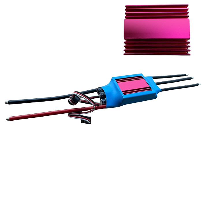 Brushless ESC BLHeli-S 80A/120A/200A With BEC 2-7S Support Mulitshot Multicopter For RC Helicopter Airplane