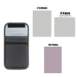 (FOTGA) Filter Storage Bag 100x150mm Insert Filter Pack 95mm 4x4 Square Filter Storage Bag Portable Filter Storage Box