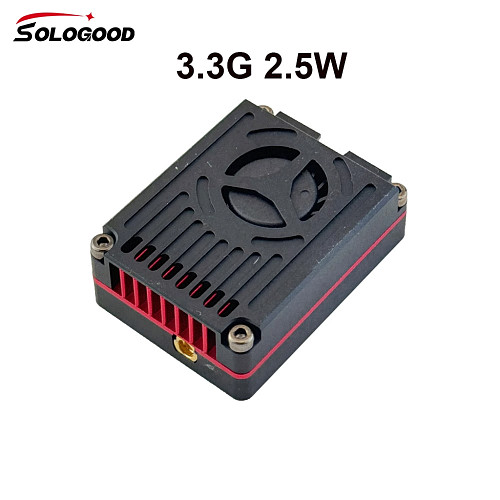 Sologood 3.3GHz 2.5W FPV Video Transmitter VTX 8CH 4000mW RX Receiver Kit for RC Long Range Racing Drone