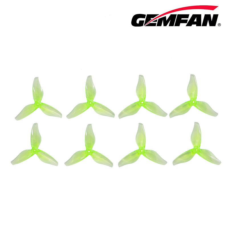 4 pairs/8 pairs (GEMFAN) 2023S Hurricane Three Leaf Single Hole Edition PC 2in 1.5mm Hole Propeller Support 1105 5500kv For Drone